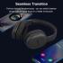 Nokia E1300 Bluetooth Headphones Over Ear, Bluetooth Wireless Headphones, 40H Playtime, HiFi Stereo Headphones Wireless with Microphone, aptX Low Latency, Soft Earpad, Compact Headphones for Phone/PC(Black)